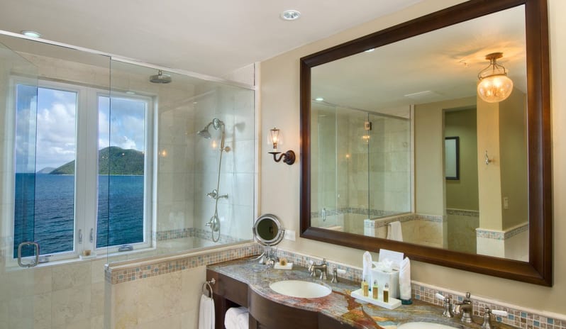 Scrub Island Resort, Spa and Marina - Four Bedroom Villa - View from the Bathroom